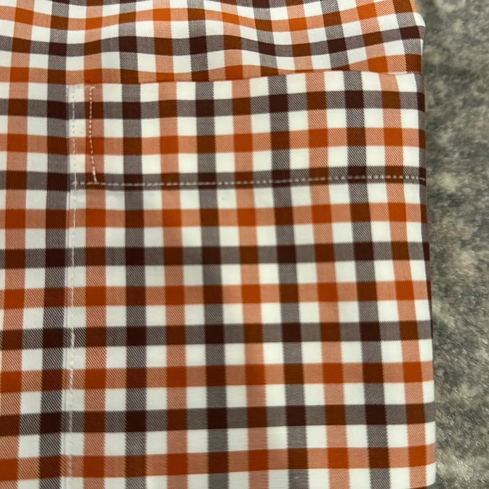 PAUL STUART MENS CHECKED SHIRT 16 1/2 X 34 - Picture 3 of 9